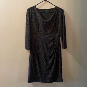 Ralph Lauren sequin and lace dress
